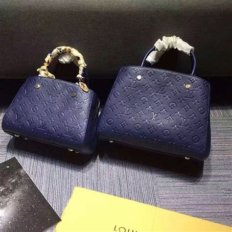 louis vuitton montaigne empreinte bb|montaigne mini chain blue.